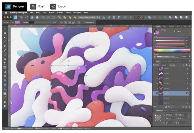 Best graphic design software - Affinity Designer