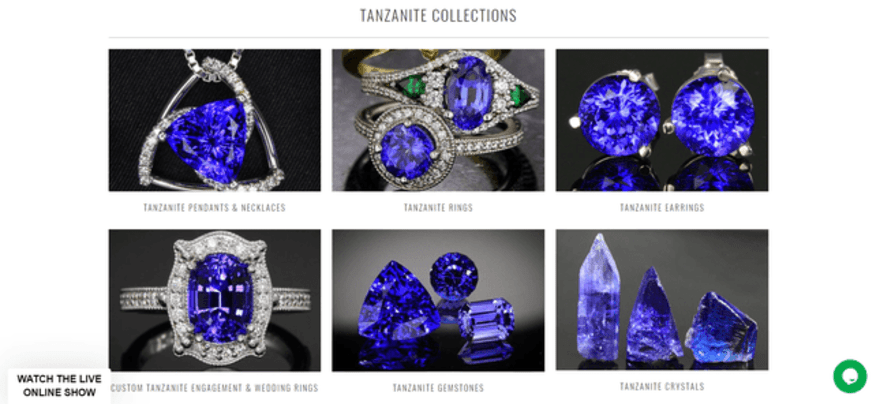 Tanzanite Jewelry