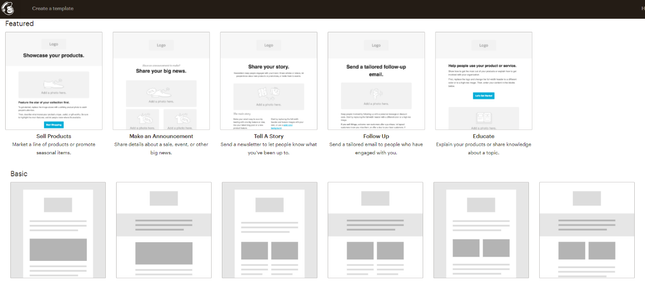 Mailchimp Template Layouts