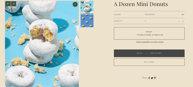 Foodie website template