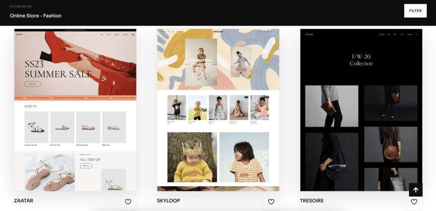 Squarespace ecommerce templates