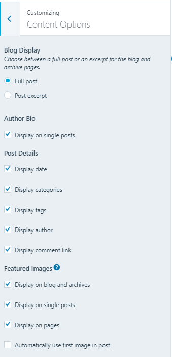 wordpress.com blogging settings