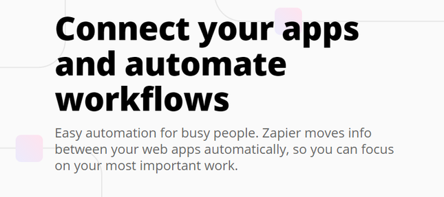 Zapier subheadline